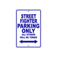 Ducati Streetfighter Parking Only All Others Will Be Towed Aluminum Decor Garage Sign