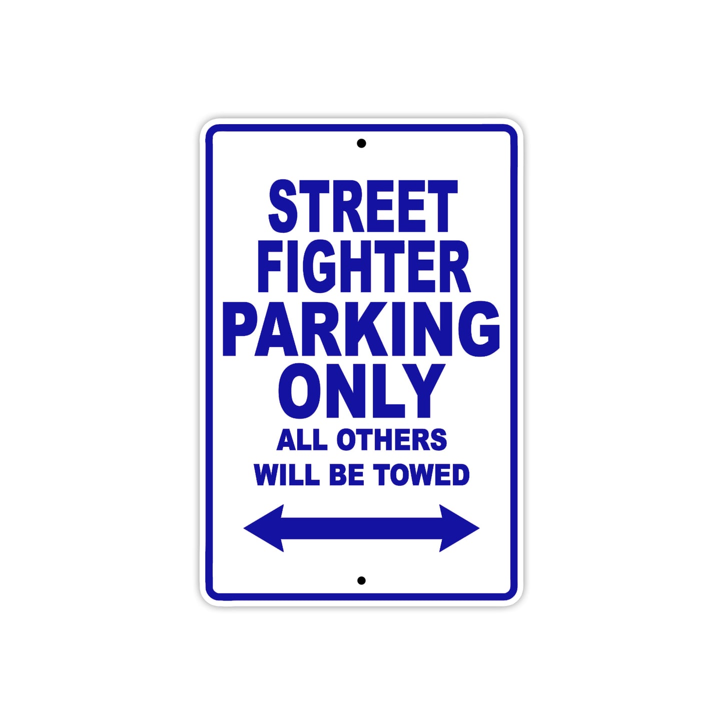 Ducati Streetfighter Parking Only All Others Will Be Towed Aluminum Decor Garage Sign