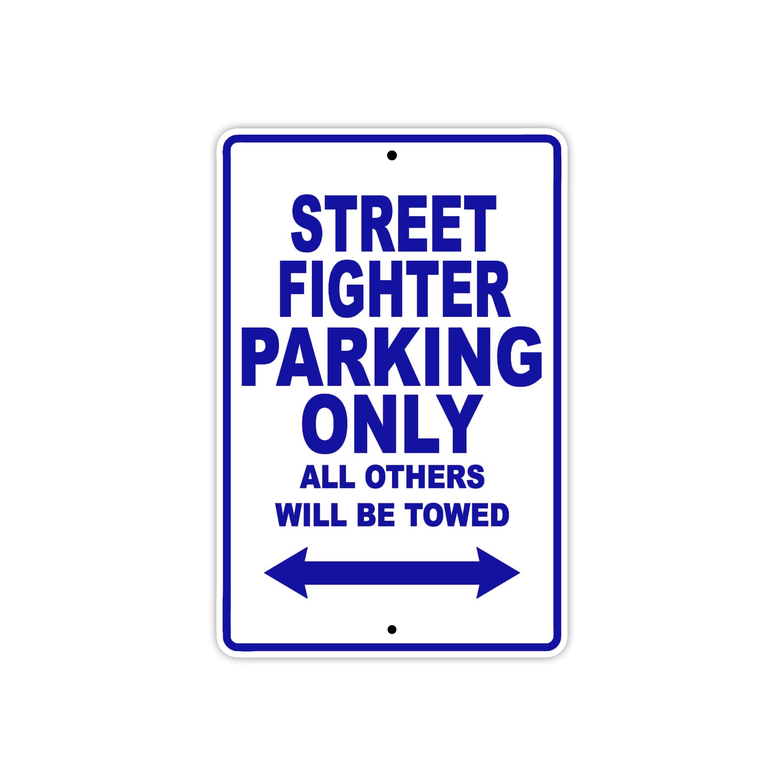 Ducati Streetfighter Parking Only All Others Will Be Towed Aluminum Decor Garage Sign
