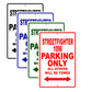 Ducati Streetfighter 1098 Parking Only All Others Will Be Towed Aluminum Decor Garage Sign
