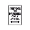 Ducati Streetfighter 1098 Parking Only All Others Will Be Towed Aluminum Decor Garage Sign