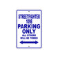 Ducati Streetfighter 1098 Parking Only All Others Will Be Towed Aluminum Decor Garage Sign