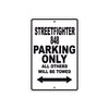 Ducati Streetfighter 848 Parking Only All Others Will Be Towed Aluminum Decor Garage Sign