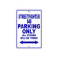 Ducati Streetfighter 848 Parking Only All Others Will Be Towed Aluminum Decor Garage Sign