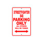 Ducati Streetfighter 848 Parking Only All Others Will Be Towed Aluminum Decor Garage Sign