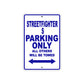 Ducati Streetfighter S Parking Only All Others Will Be Towed Aluminum Decor Garage Sign
