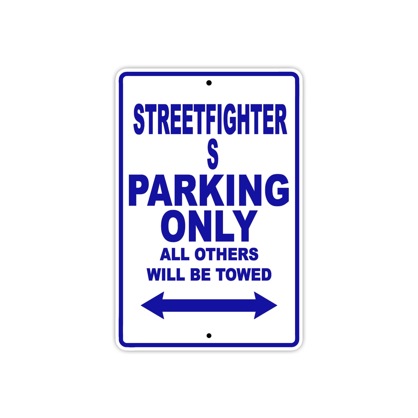 Ducati Streetfighter S Parking Only All Others Will Be Towed Aluminum Decor Garage Sign