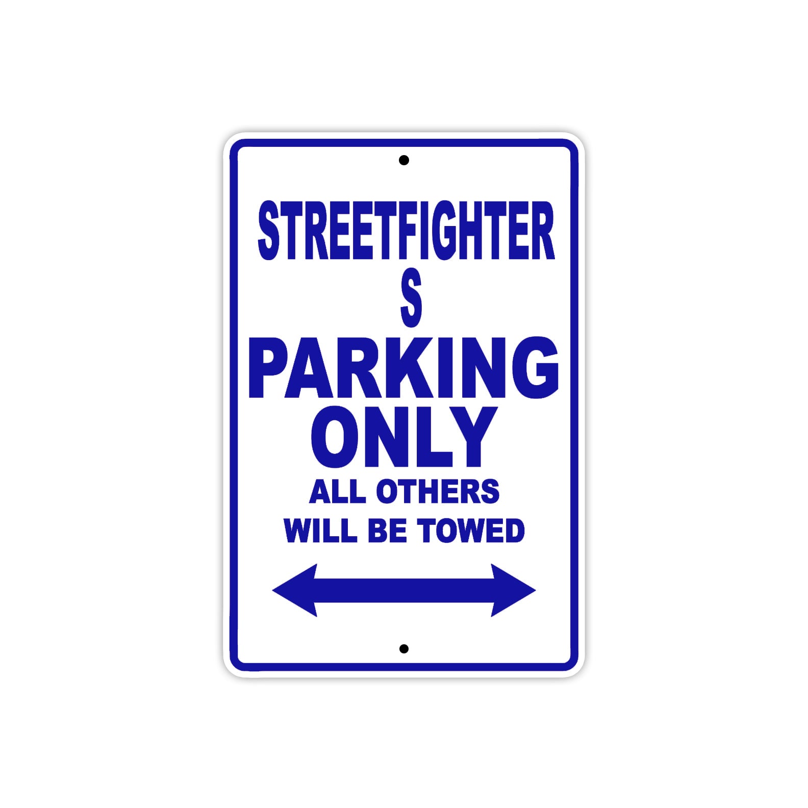 Ducati Streetfighter S Parking Only All Others Will Be Towed Aluminum Decor Garage Sign