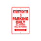 Ducati Streetfighter S Parking Only All Others Will Be Towed Aluminum Decor Garage Sign