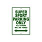 Ducati Super Sport Parking Only All Others Will Be Towed Aluminum Decor Garage Sign