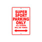 Ducati Super Sport Parking Only All Others Will Be Towed Aluminum Decor Garage Sign