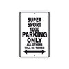 Ducati Super Sport 1000 Parking Only All Others Will Be Towed Aluminum Decor Garage Sign