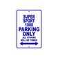 Ducati Super Sport 1000 Parking Only All Others Will Be Towed Aluminum Decor Garage Sign