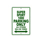 Ducati Super Sport 1000 Parking Only All Others Will Be Towed Aluminum Decor Garage Sign