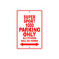 Ducati Super Sport 1000 Parking Only All Others Will Be Towed Aluminum Decor Garage Sign