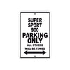 Ducati Super Sport 900 Parking Only All Others Will Be Towed Aluminum Decor Garage Sign