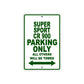 Ducati Super Sport CR 900 Parking Only All Others Will Be Towed Aluminum Decor Garage Sign