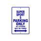 Ducati Super Sport S Parking Only All Others Will Be Towed Aluminum Decor Garage Sign