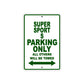 Ducati Super Sport S Parking Only All Others Will Be Towed Aluminum Decor Garage Sign