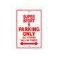 Ducati Super Sport S Parking Only All Others Will Be Towed Aluminum Decor Garage Sign