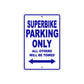 Ducati Superbike Parking Only All Others Will Be Towed Aluminum Decor Garage Sign