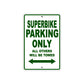 Ducati Superbike Parking Only All Others Will Be Towed Aluminum Decor Garage Sign