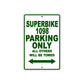 Ducati Superbike 1098 Parking Only All Others Will Be Towed Aluminum Decor Garage Sign