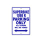 Ducati Superbike 1098 R Parking Only All Others Will Be Towed Aluminum Decor Garage Sign