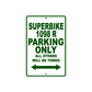 Ducati Superbike 1098 R Parking Only All Others Will Be Towed Aluminum Decor Garage Sign