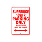 Ducati Superbike 1098 R Parking Only All Others Will Be Towed Aluminum Decor Garage Sign