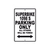 Ducati Superbike 1098 S Parking Only All Others Will Be Towed Aluminum Decor Garage Sign