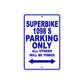Ducati Superbike 1098 S Parking Only All Others Will Be Towed Aluminum Decor Garage Sign