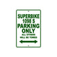 Ducati Superbike 1098 S Parking Only All Others Will Be Towed Aluminum Decor Garage Sign