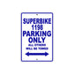 Ducati Superbike 1198 Parking Only All Others Will Be Towed Aluminum Decor Garage Sign