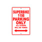 Ducati Superbike 1198 Parking Only All Others Will Be Towed Aluminum Decor Garage Sign