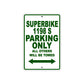 Ducati Superbike 1198 S Parking Only All Others Will Be Towed Aluminum Decor Garage Sign