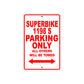 Ducati Superbike 1198 S Parking Only All Others Will Be Towed Aluminum Decor Garage Sign