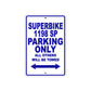 Ducati Superbike 1198 SP Parking Only All Others Will Be Towed Aluminum Decor Garage Sign