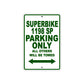 Ducati Superbike 1198 SP Parking Only All Others Will Be Towed Aluminum Decor Garage Sign