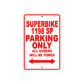 Ducati Superbike 1198 SP Parking Only All Others Will Be Towed Aluminum Decor Garage Sign