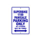 Ducati Superbike 1199 Panigale Parking Only All Others Will Be Towed Aluminum Decor Garage Sign