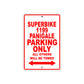 Ducati Superbike 1199 Panigale Parking Only All Others Will Be Towed Aluminum Decor Garage Sign