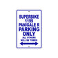 Ducati Superbike 1199 Panigale R Parking Only All Others Will Be Towed Aluminum Decor Garage Sign