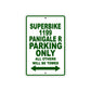 Ducati Superbike 1199 Panigale R Parking Only All Others Will Be Towed Aluminum Decor Garage Sign