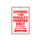 Ducati Superbike 1199 Panigale R Parking Only All Others Will Be Towed Aluminum Decor Garage Sign