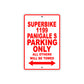 Ducati Superbike 1199 Panigale S Parking Only All Others Will Be Towed Aluminum Decor Garage Sign