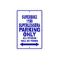 Ducati Superbike 1199 Superleggera Parking Only All Others Will Be Towed Aluminum Decor Garage Sign