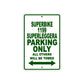 Ducati Superbike 1199 Superleggera Parking Only All Others Will Be Towed Aluminum Decor Garage Sign