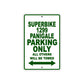 Ducati Superbike 1299 Panigale Parking Only All Others Will Be Towed Aluminum Decor Garage Sign