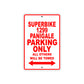 Ducati Superbike 1299 Panigale Parking Only All Others Will Be Towed Aluminum Decor Garage Sign